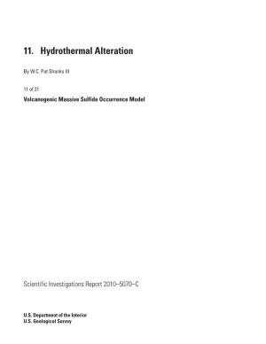 11. Hydrothermal Alteration