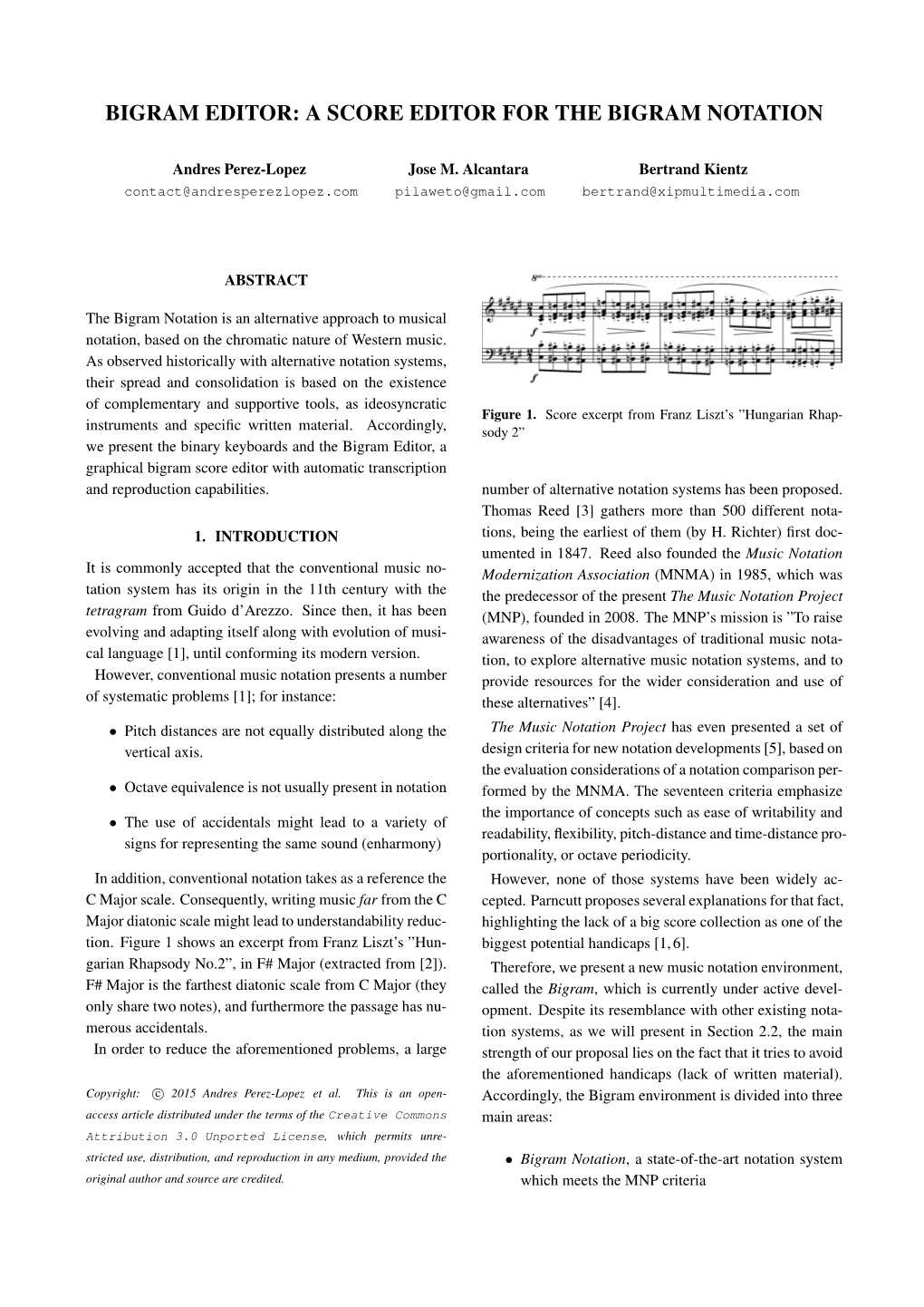 Bigram Editor: a Score Editor for the Bigram Notation