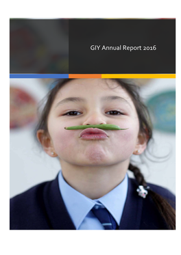 GIY Annual Report 2016 Letter from the CEO Michael Kelly