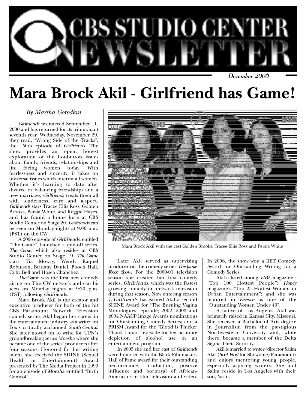 Mara Brock Akil - Girlfriend Has Game! by Marsha Goro D K I N