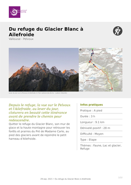 Du Refuge Du Glacier Blanc À Ailefroide Vallouise - Pelvoux