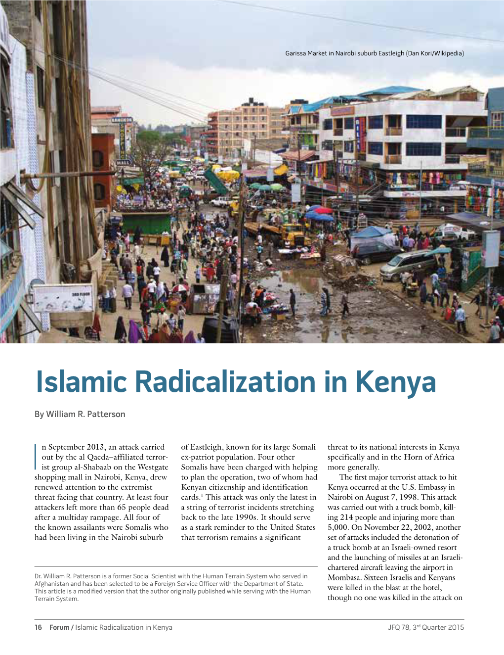 Islamic Radicalization in Kenya DocsLib