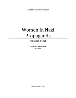 Women in Nazi Propaganda Jonathan Moch