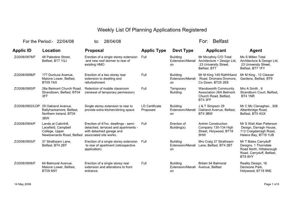 Town Planning Committee