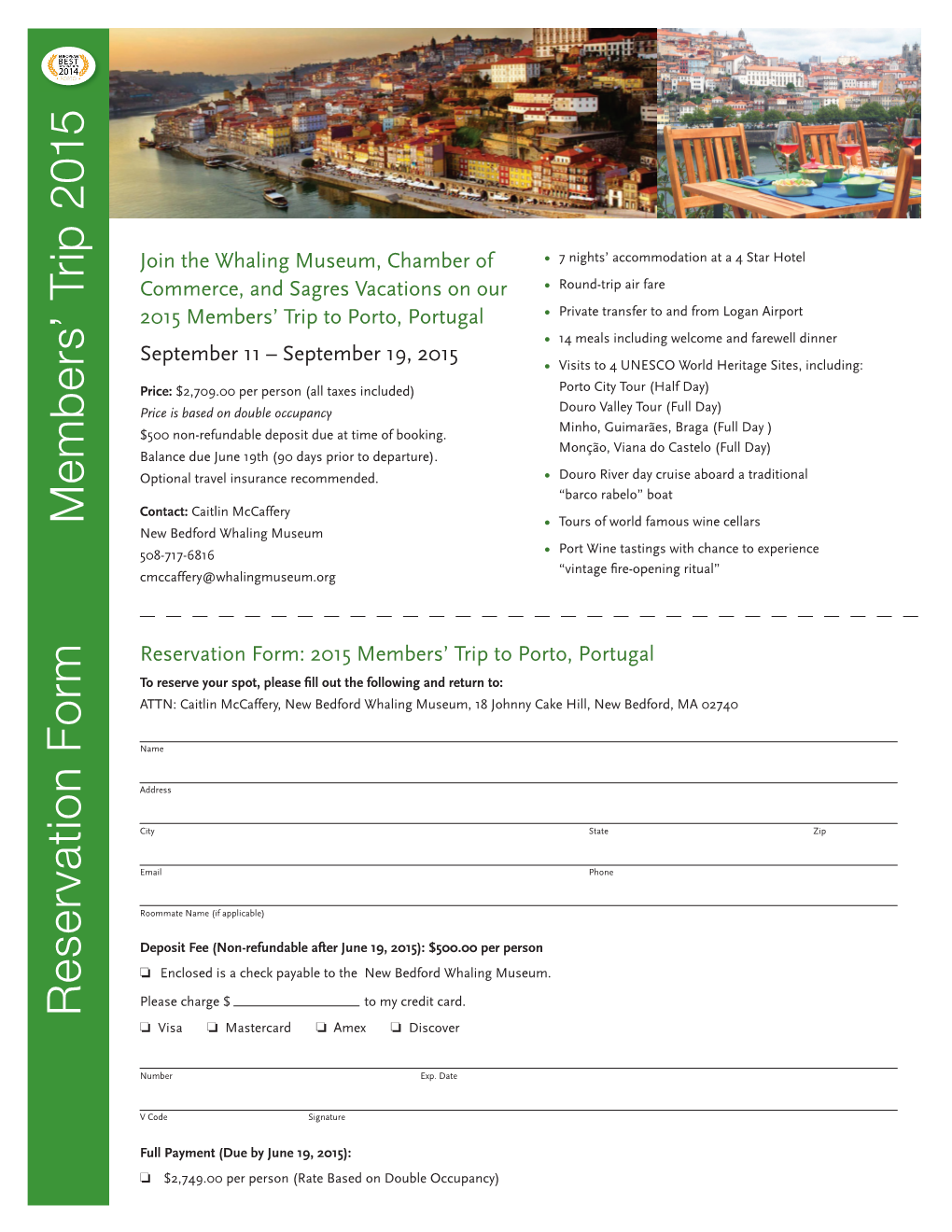 NBWM Porto Trip Sign up Sheet.Indd