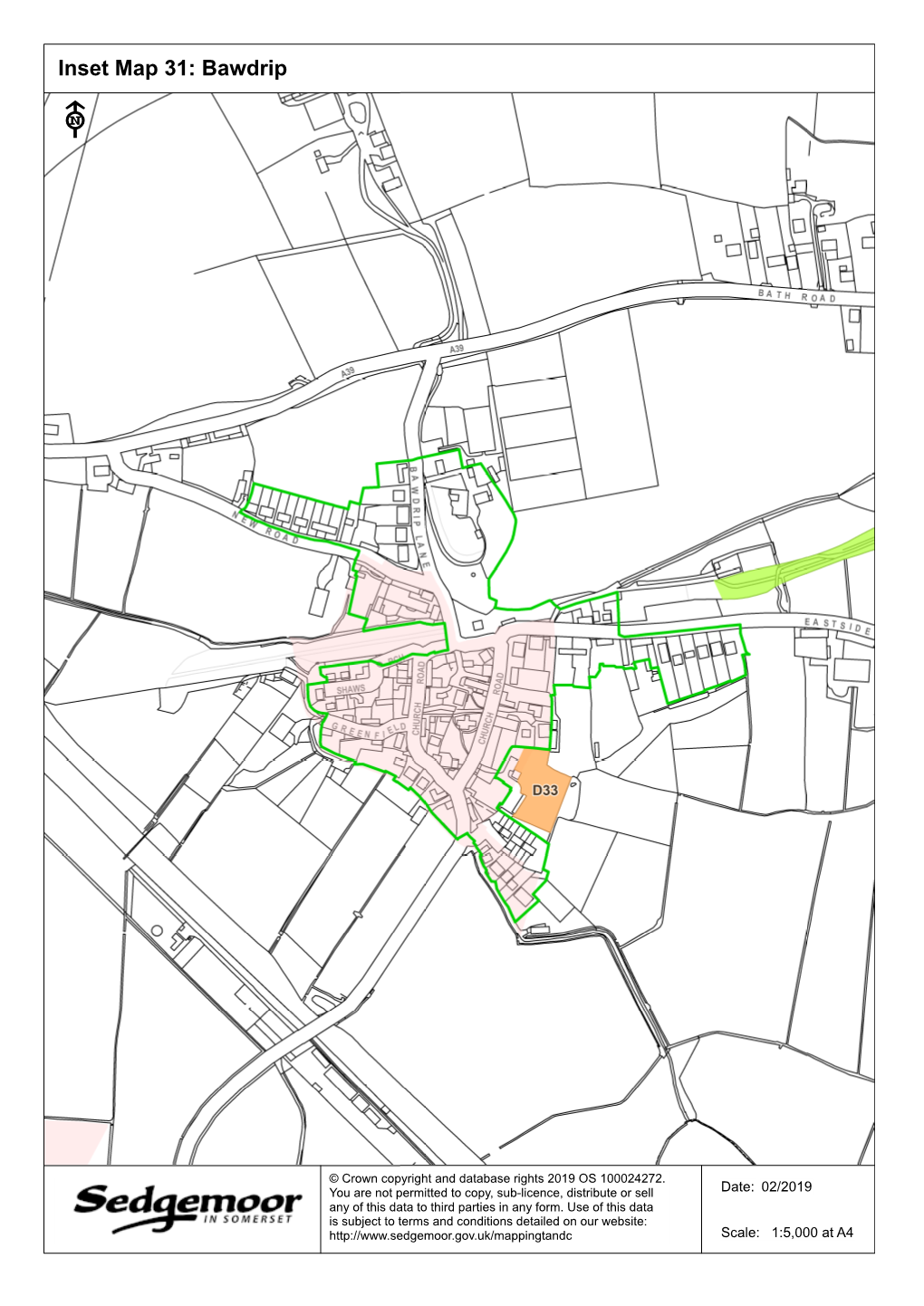 Inset Map 31: Bawdrip