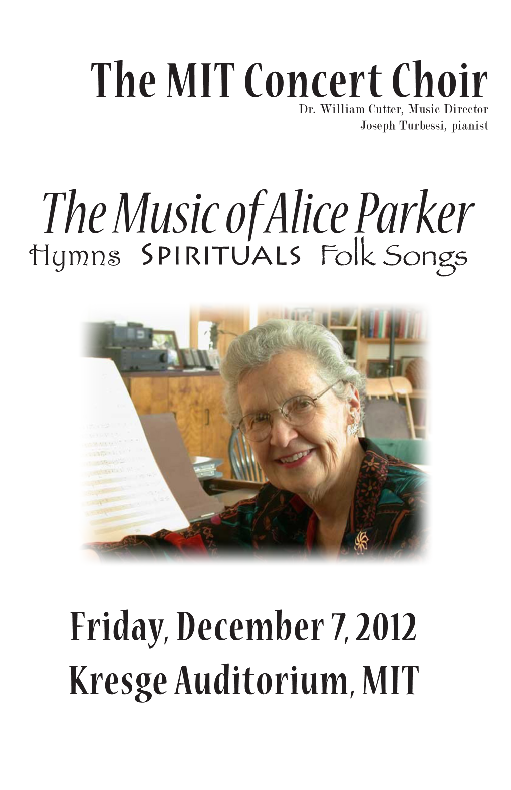 The Music of Alice Parker Hymns Spirituals Folk Songs