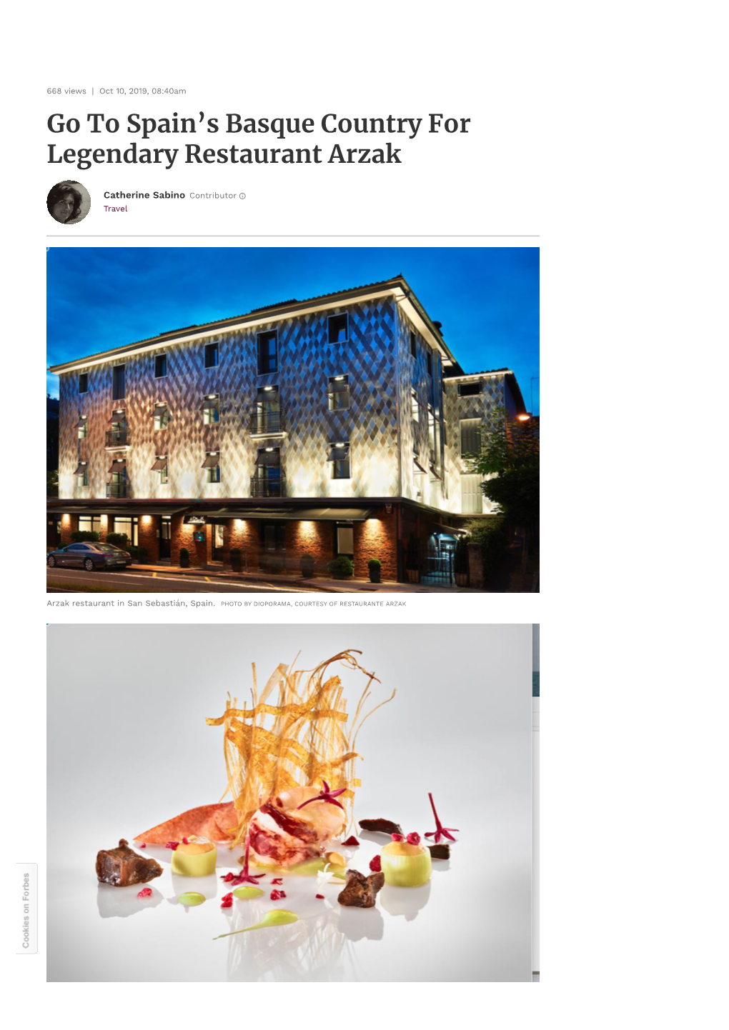 Go to Spain's Basque Country for Legendary Restaurant Arzak