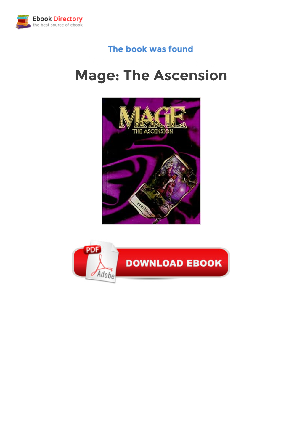 Free Ebook Library Mage: the Ascension Book by Brooks, Dierd're, Chambers, John, Woodcock, Lindsay
