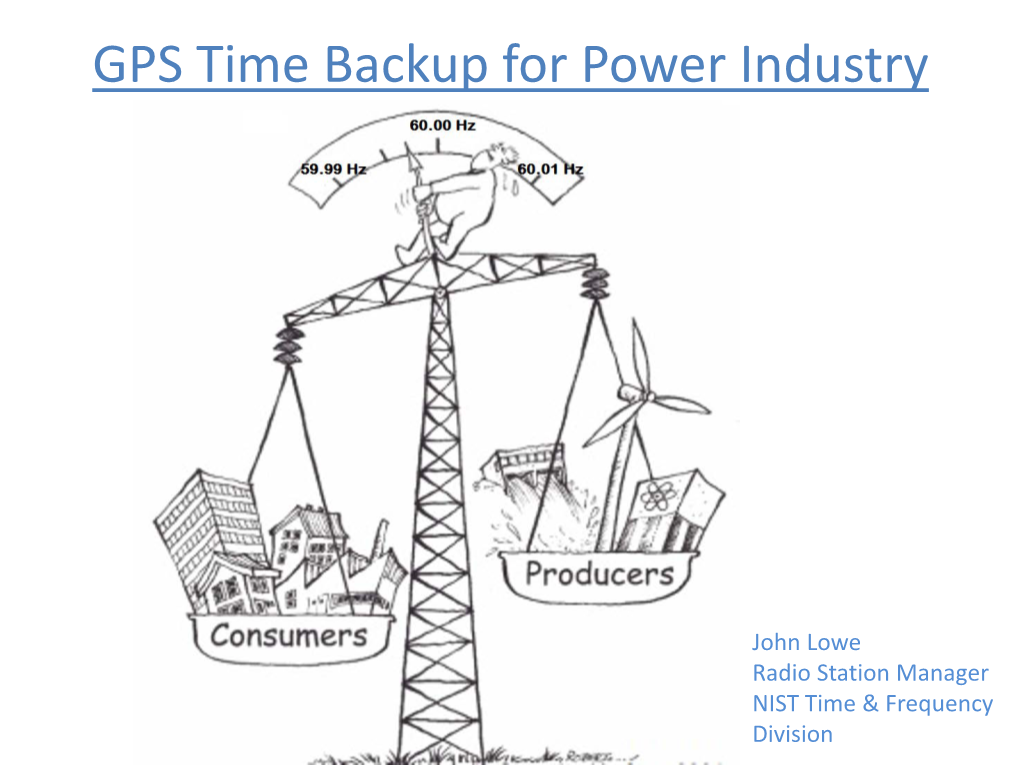 GPS Time Backup for Power Industry