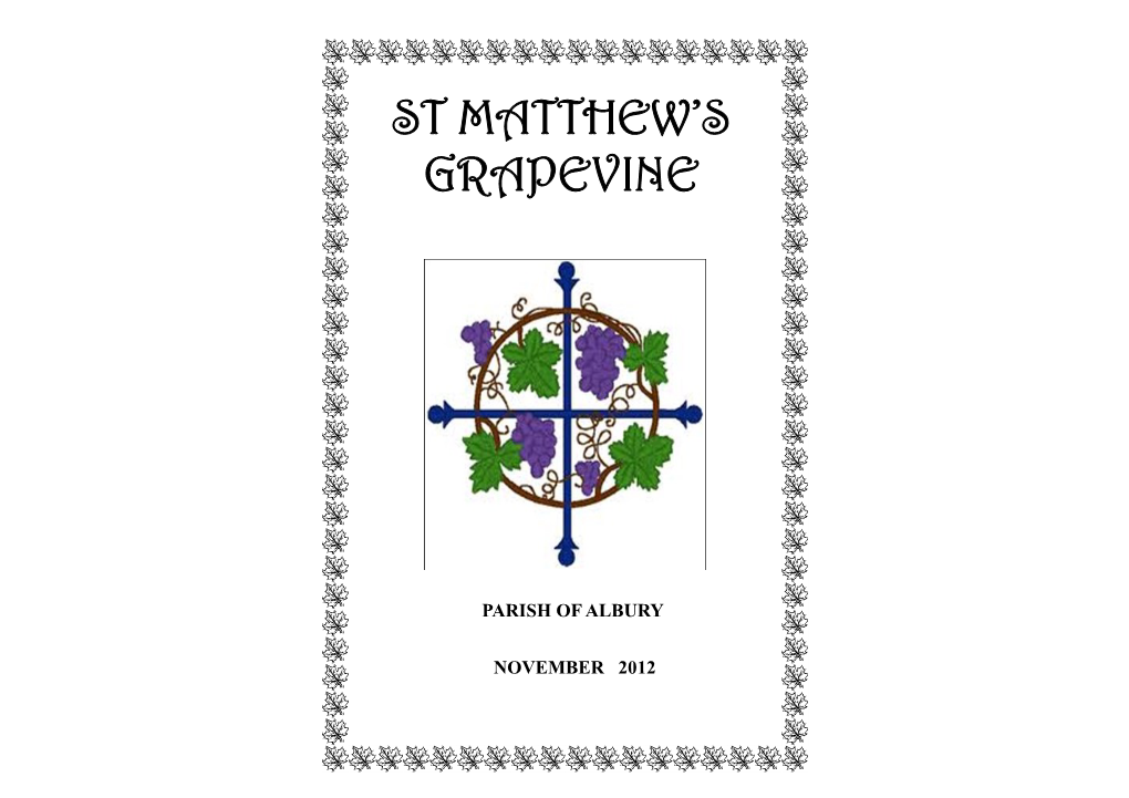 St Matthew's Grapevine