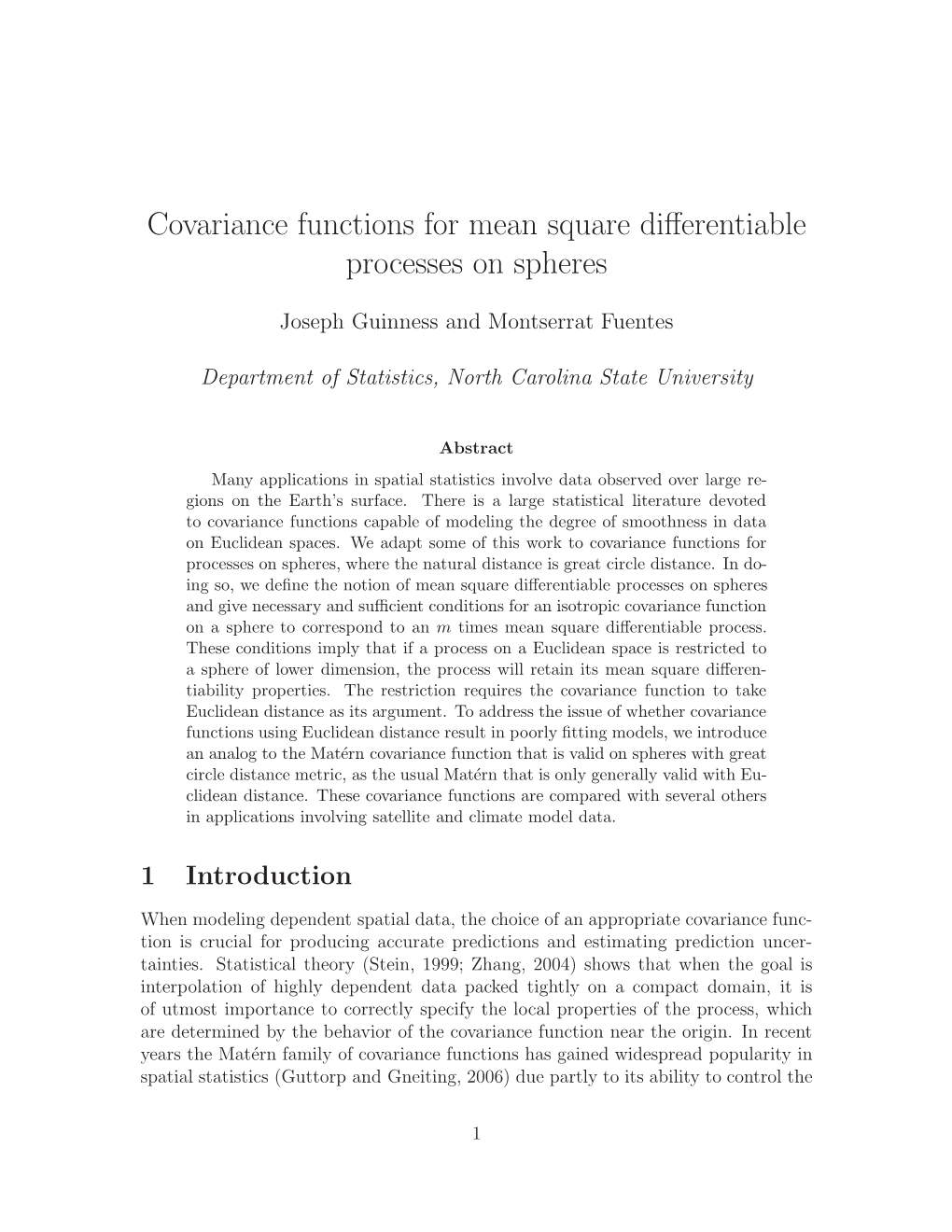 Covariance Functions for Mean Square Differentiable Processes on Spheres