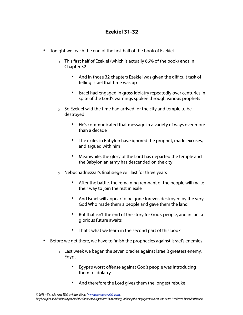 Ezekiel 31-32