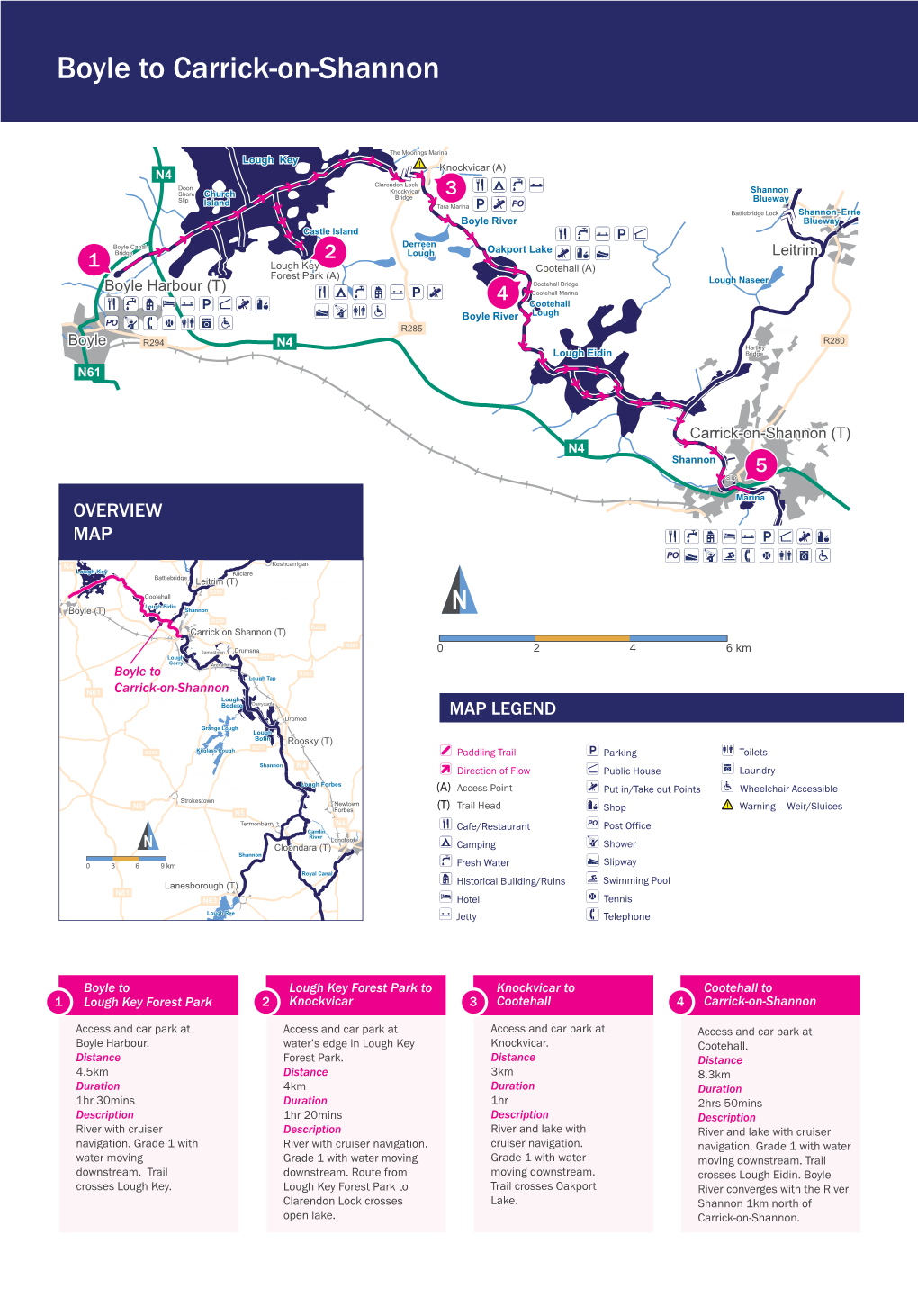 Boyle to Carrick on Shannon Blueway Paddling Guide