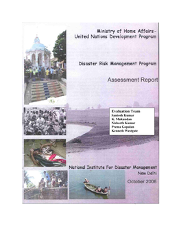 Disaster Risk Management Programme at the Community Level