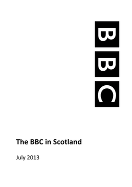 The BBC in Scotland