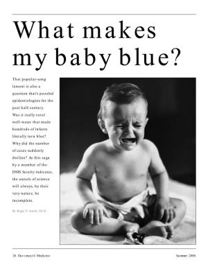 Blue Baby Syndrome (The Term in 1945, Dr
