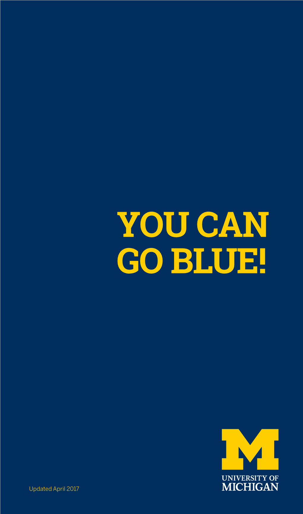 You Can Go Blue!