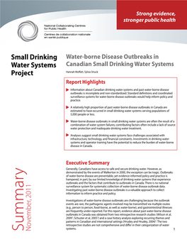 Small Drinking Water Systems Project