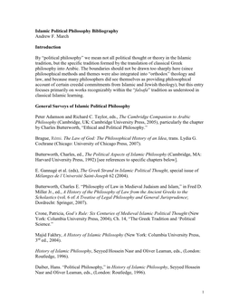 Political Philosophy Bibliography Andrew F