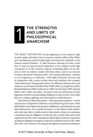 1The Strengths and Limits of Philosophical Anarchism