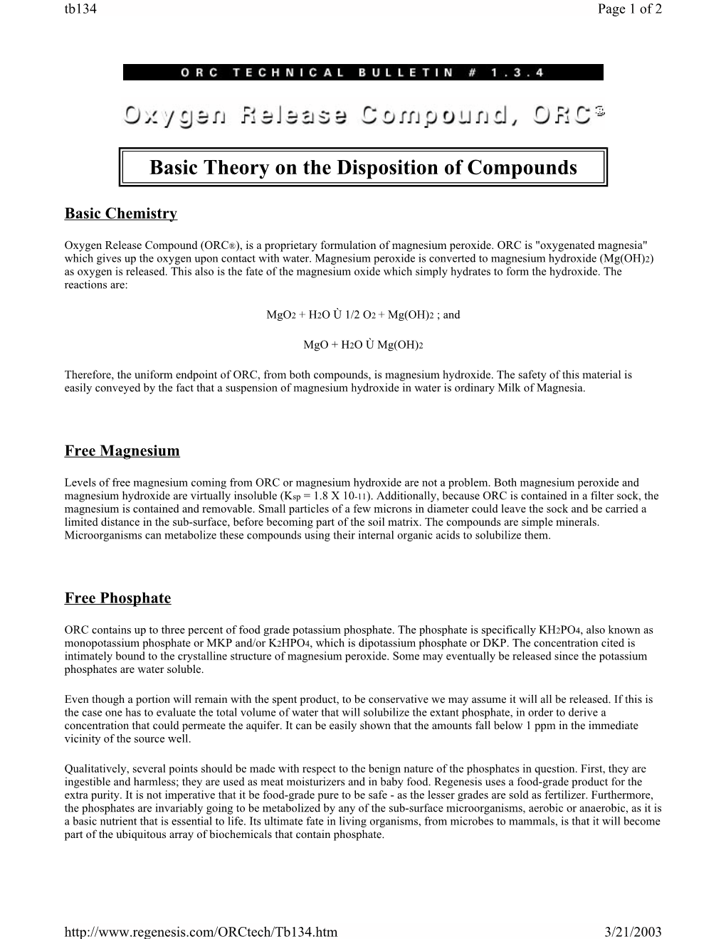 Basic Theory on the Disposition of Compounds