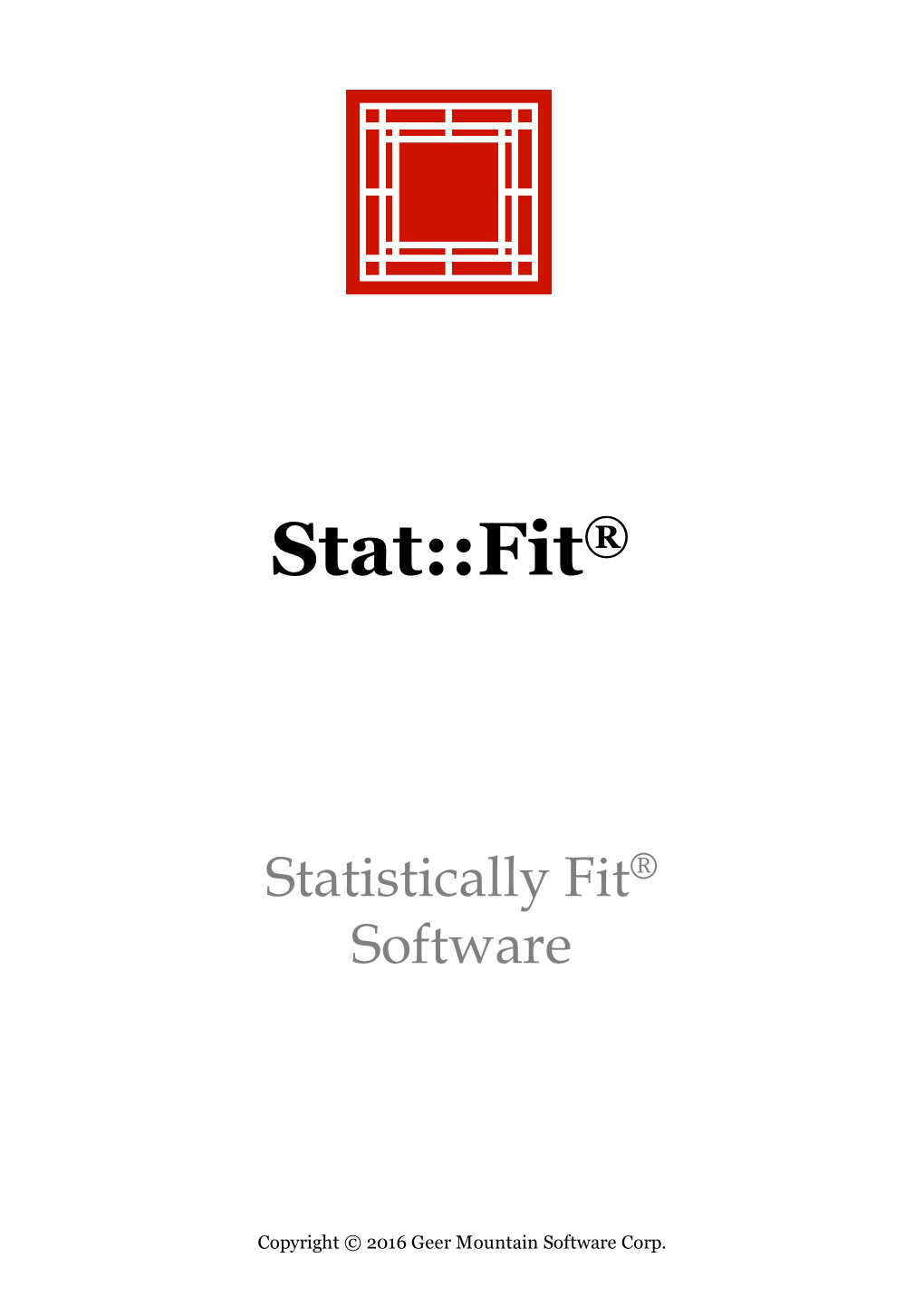 Stat::Fit® 3 Manual