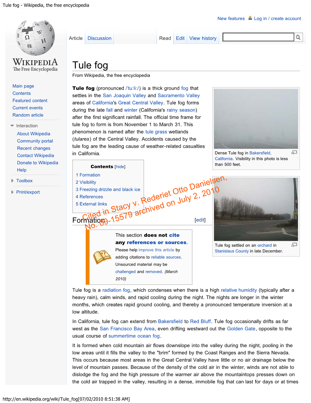 Tule Fog - Wikipedia, the Free Encyclopedia