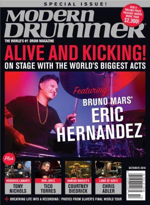 Featuring BRUNO MARS’ ERIC HERNANDEZ