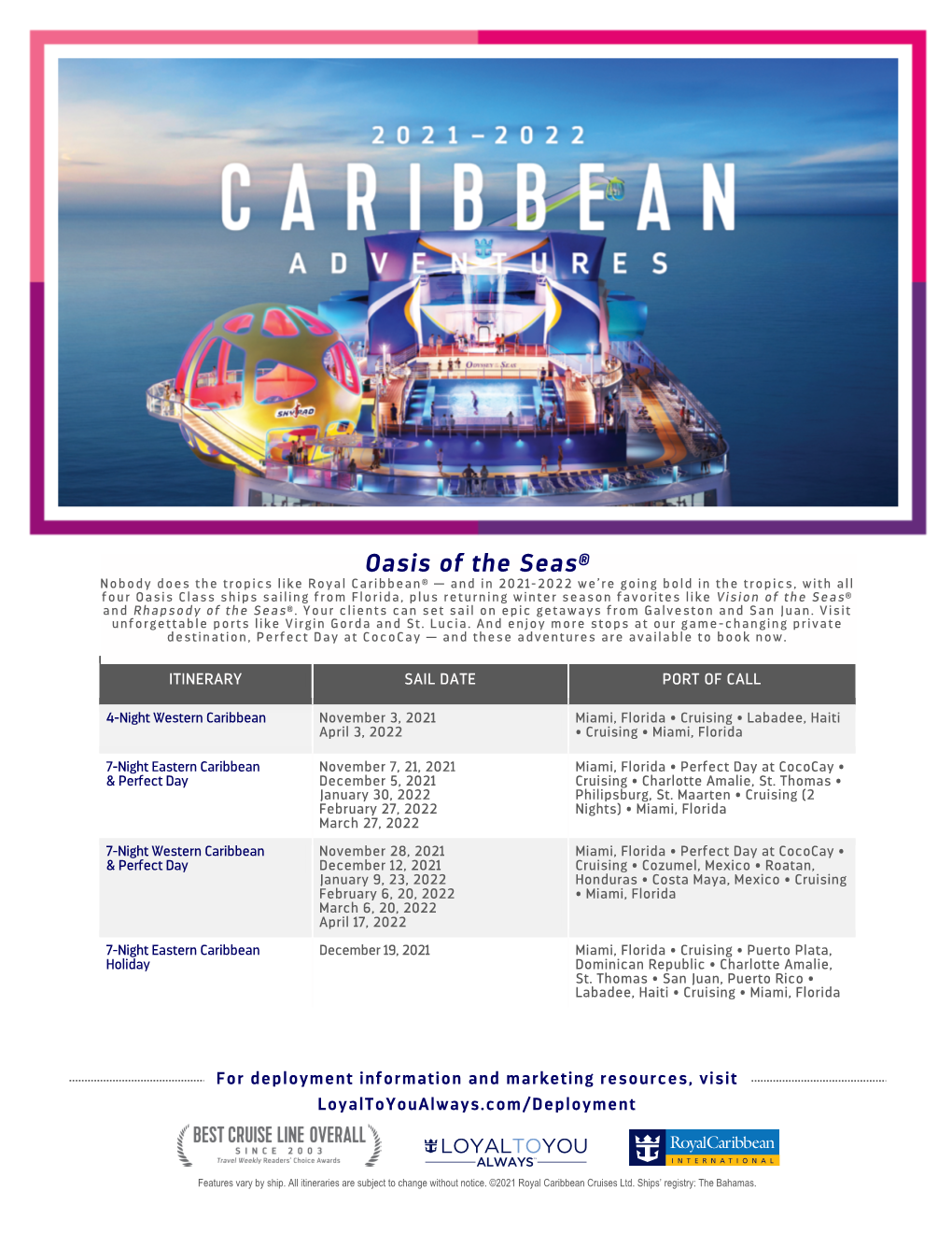 Oasis of the Seas®