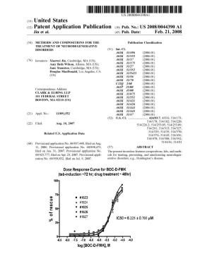 (12) Patent Application Publication (10) Pub. No.: US 2008/0044390 A1 Jin Et Al