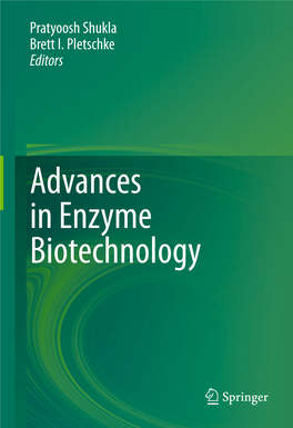 Advances in Enzyme Biotechnology Advances in Enzyme Biotechnology