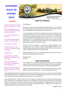 Leighway Issue 60 Spring 2019
