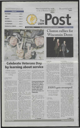 Celebrate Veterans Day by Learning About Service Clinton Rallies For
