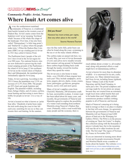 Read Our Story About Arviat, 'Where Inuit Art Comes Alive'