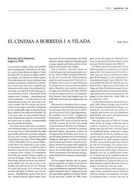 EL CINEMA a BORREDA 1 a VILADA Isaac Soca