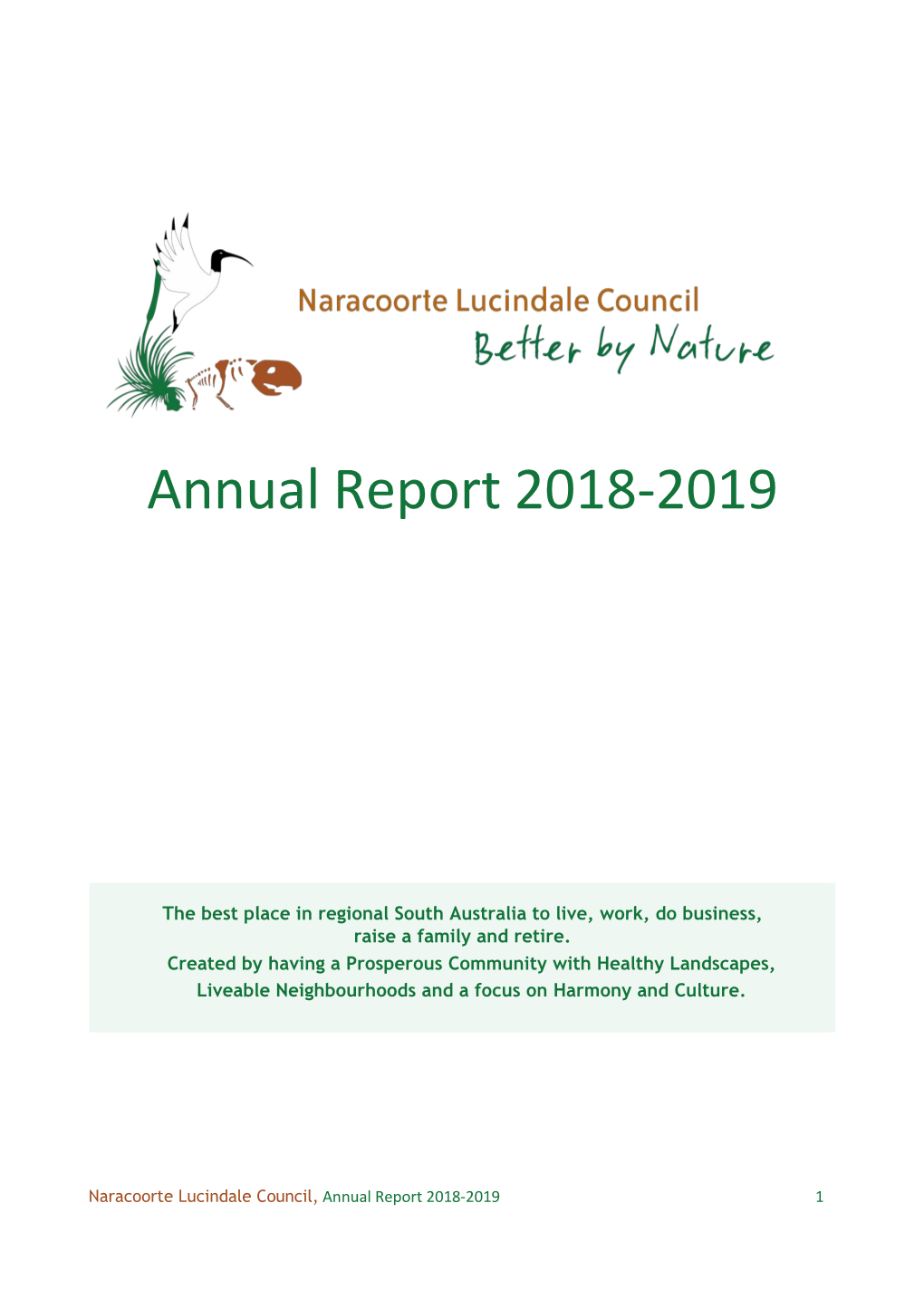 2018 / 2019 Annual Report