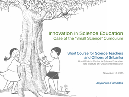 "Small Science" Curriculum