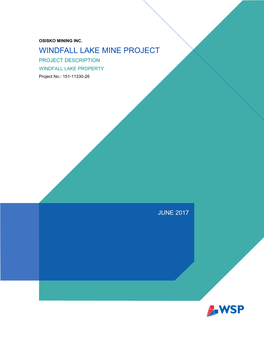 Projet Minier Windfall Lake