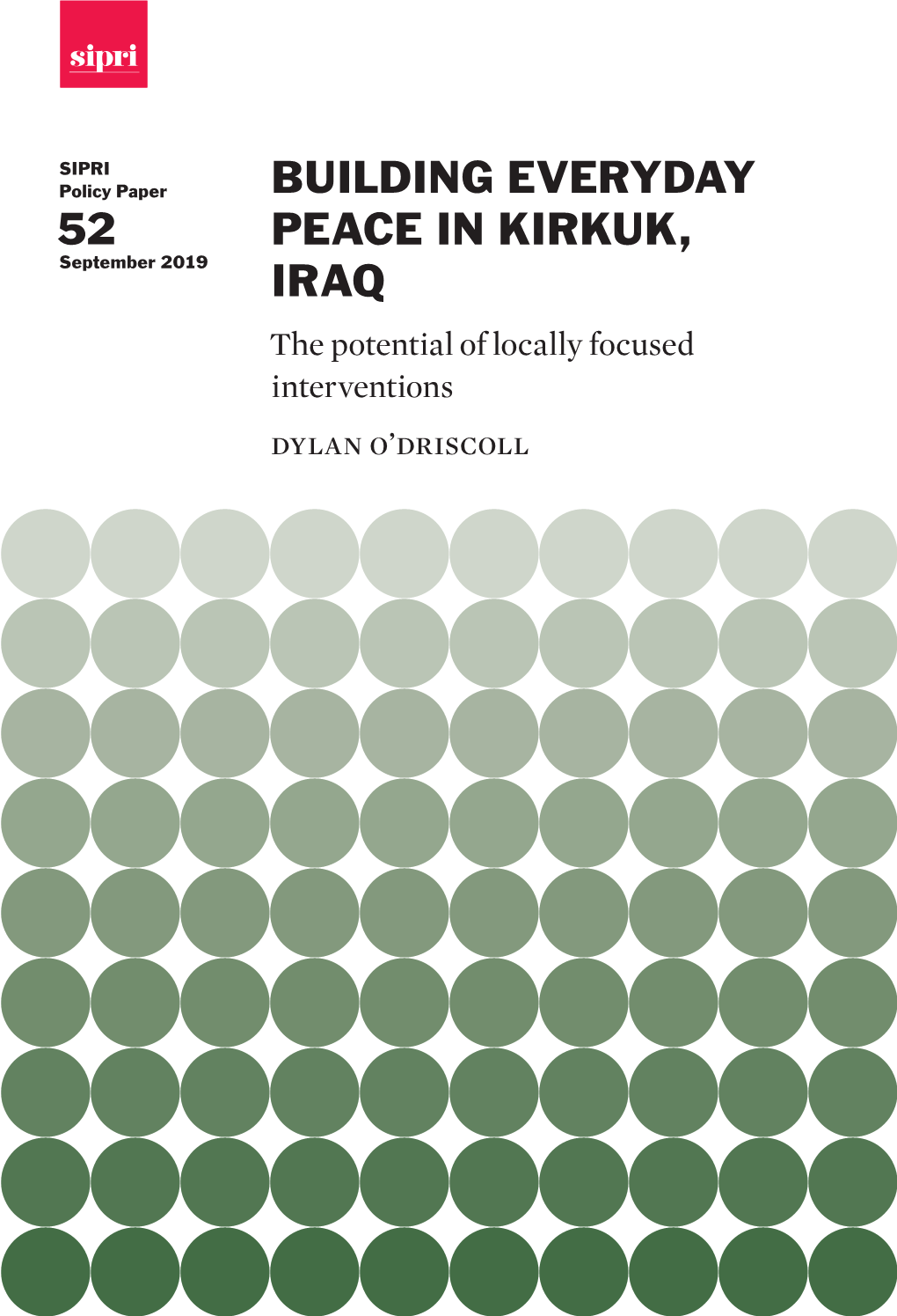 Building Everyday Peace in Kirkuk, Iraq