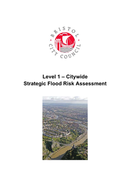 Level 1: Citywide Strategic Flood Risk Assessment