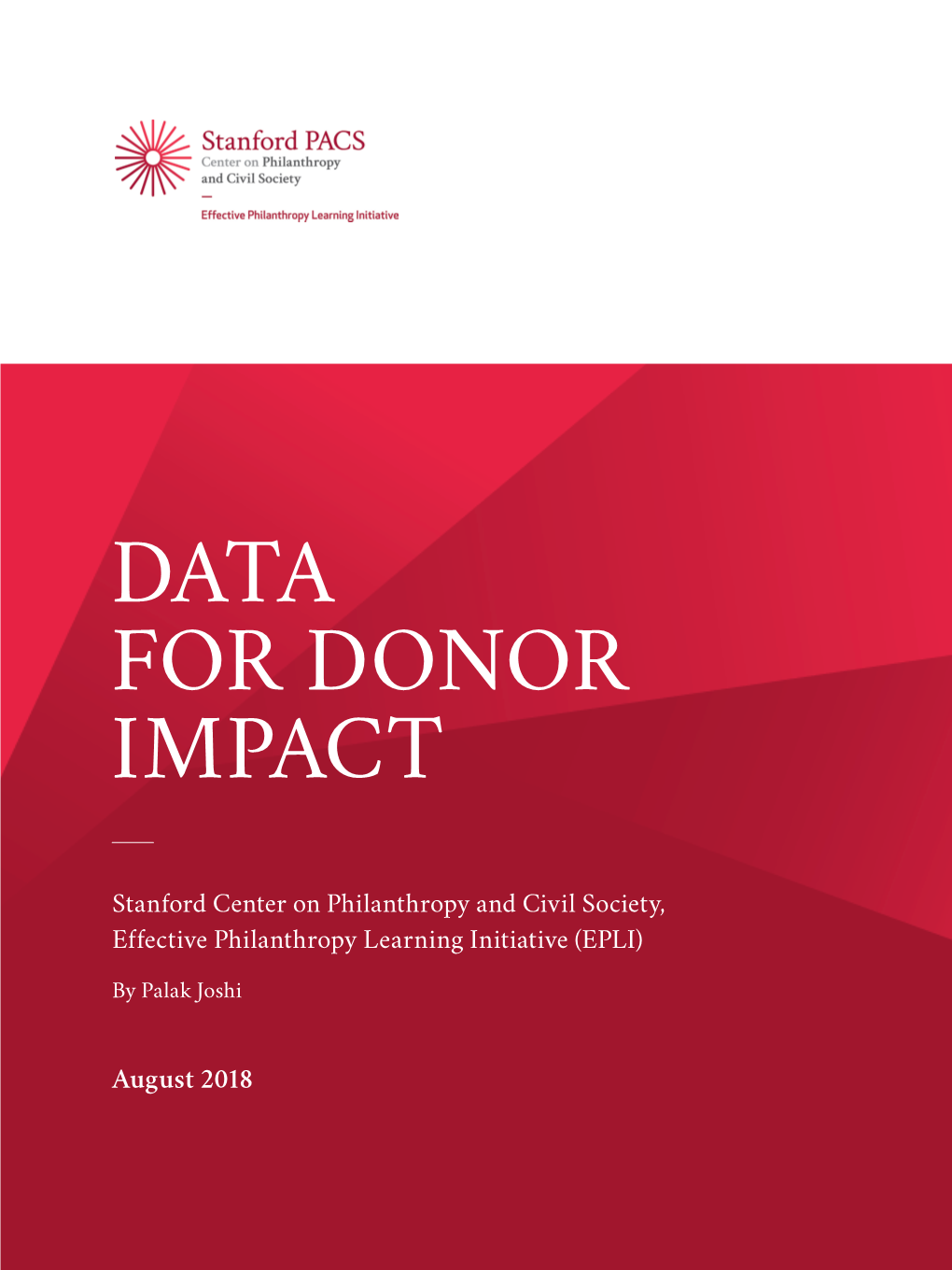 Data for Donor Impact