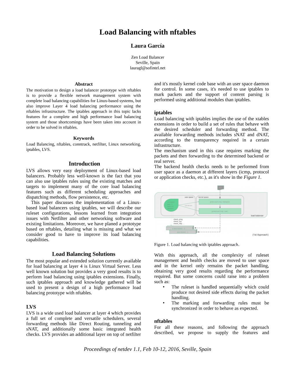 Load Balancing with Nftables