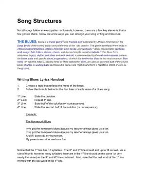 Song-Structures-Examples.Pdf