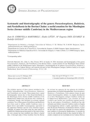 Systematic and Biostratigraphy Of
