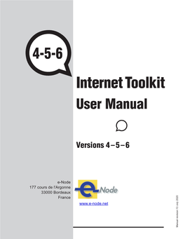 Internet Toolkit User Manual