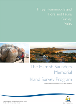 The Hamish Saunders Memorial Island Survey Program