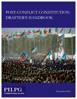 Post-Conflict Constitution Drafter's Handbook