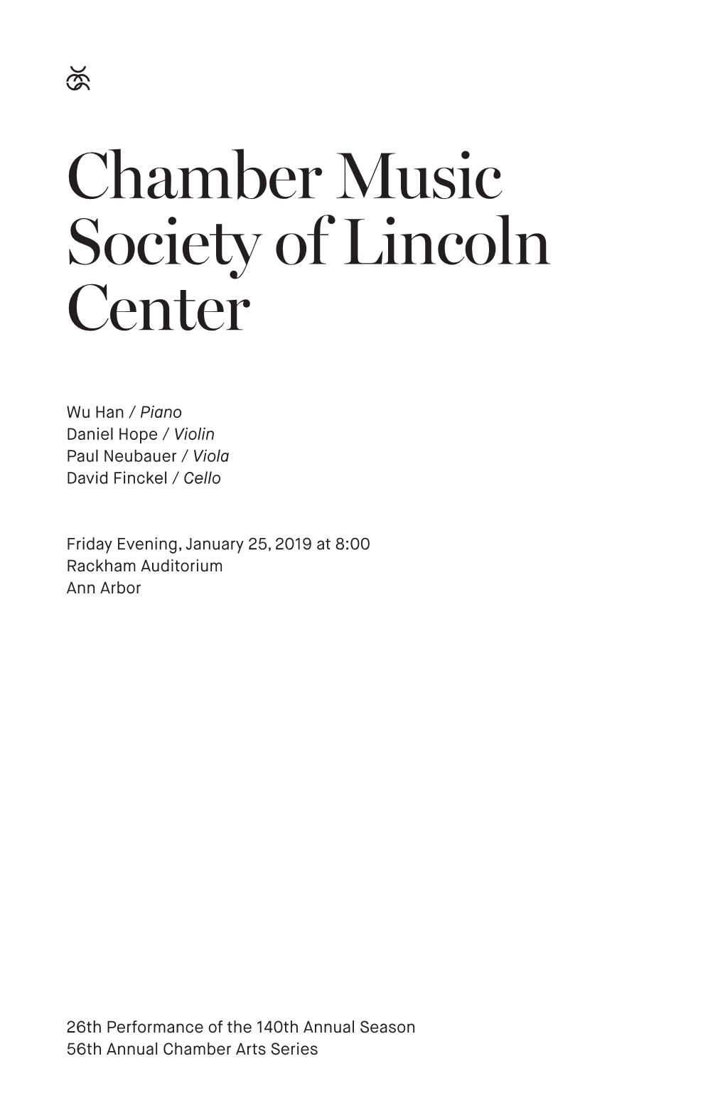 Chamber Music Society of Lincoln Center