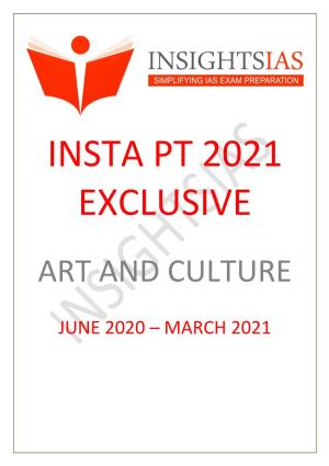 Insta Pt 2021 Exclusive (Art and Culture)